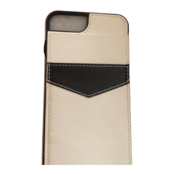IPHONE 7 ,8 plus folio case white mobile NWOT fits ,7,8 plus - Picture 1 of 5